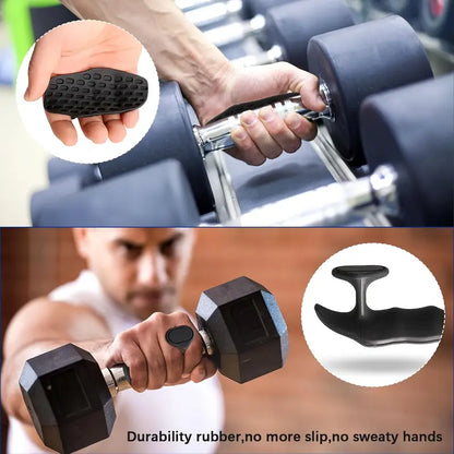 Flexible Rubber Gym Grips for Men & Women.